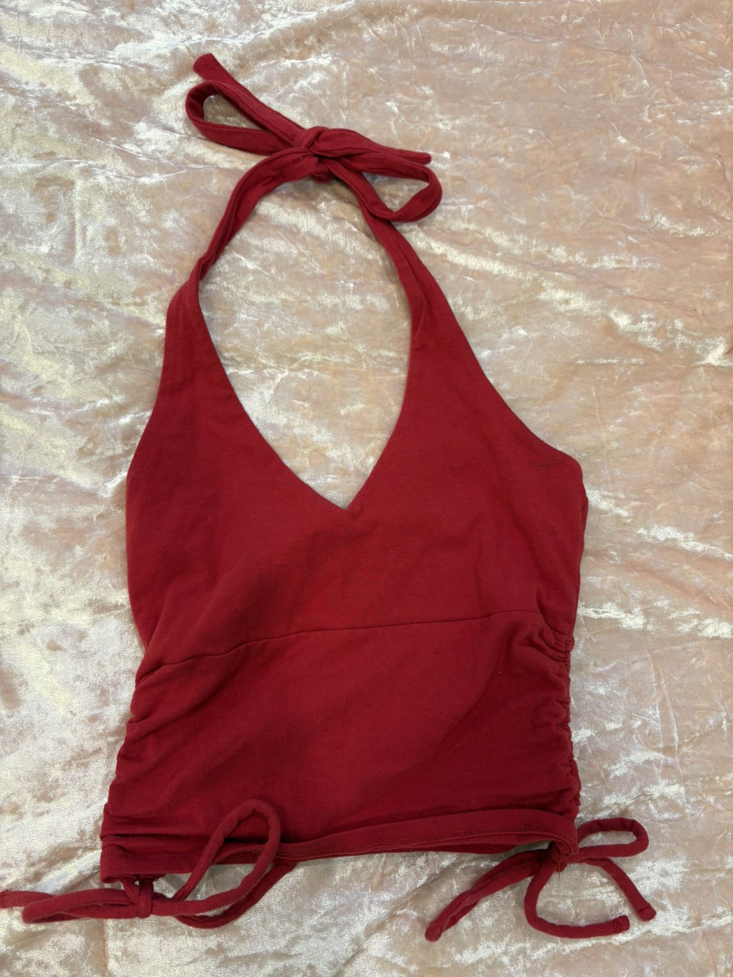 Red Halter Top