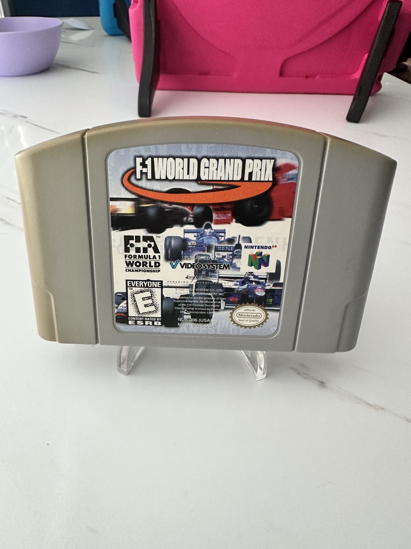 F-1 World Grand Prix (Nintendo 64, 1998) N64 Genuine Authentic Cartridge Only