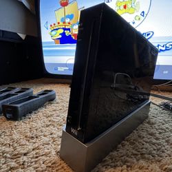 Nintendo Wii(black) *READ DESCRIPTION*