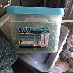 Roofing Plastic Cap 1"