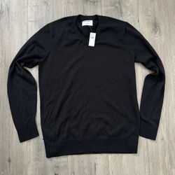 Brand New Old Navy Men’s Small Black V-Neck Sweater 