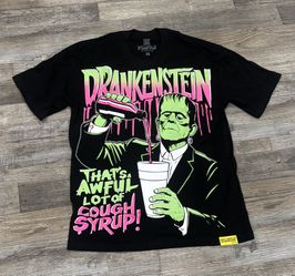 Awful Lotta Cough Syrup T Shirt Size Medium