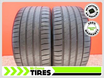 SET OF 2 BRIDGESTONE POTENZA SPORT 285/35ZR20 USED TIRES 8/32 TREAD 100Y 2853520
