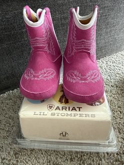 Pink Baby Ariat Boots