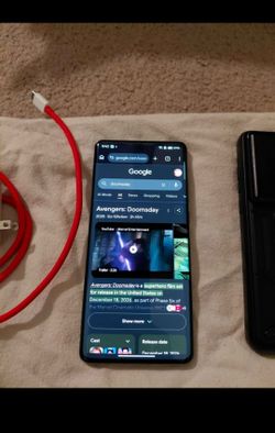 Oneplus 12 cellphone with case + charger low-price 512gb unlocked
