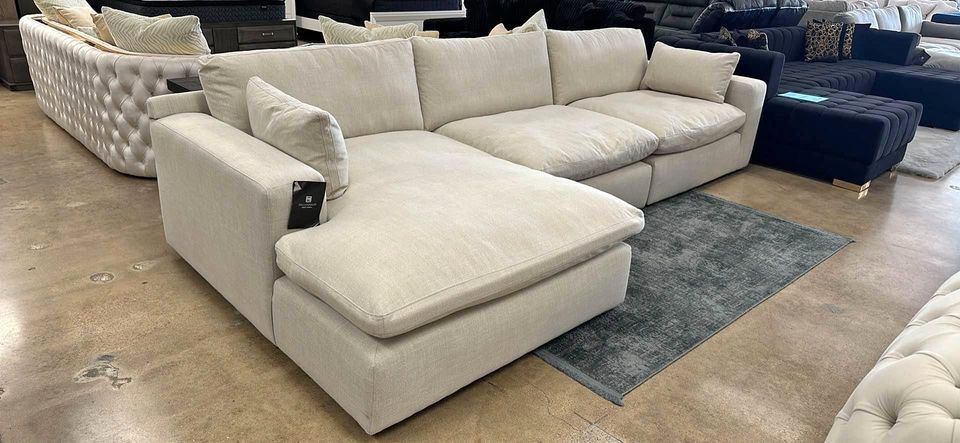 Custom Cloud Sectional Different Colors Available 
