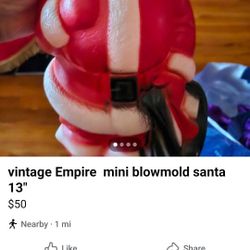Vintage Blowmold 13" 