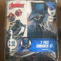 Black Panther Twin Bed Set