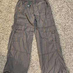 Pewter Gray Cargo Pants Women’s