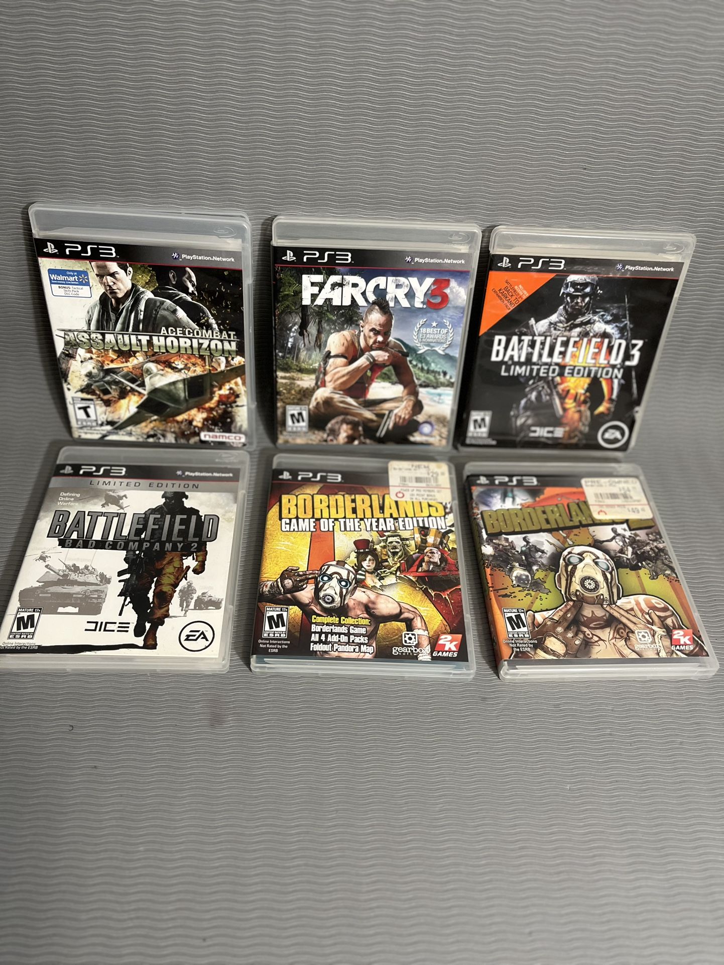 6 PS3 Video Games