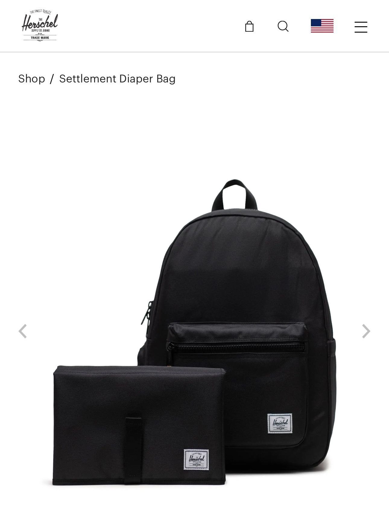 Hershel Settlement Backpack | Diaper Bag - 24L