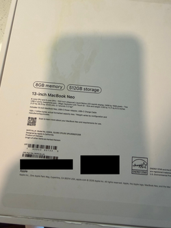 MacBook Neo 13-inch | 8GB / 512GB / Silver