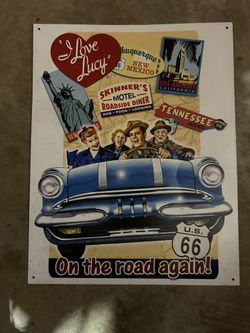 I Love Lucy Tin Sign