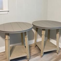 *Custom* (2pc) Farmhouse Style End Tables / By Yours Truly 