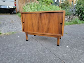 Mid Century Modern Record Cabinet