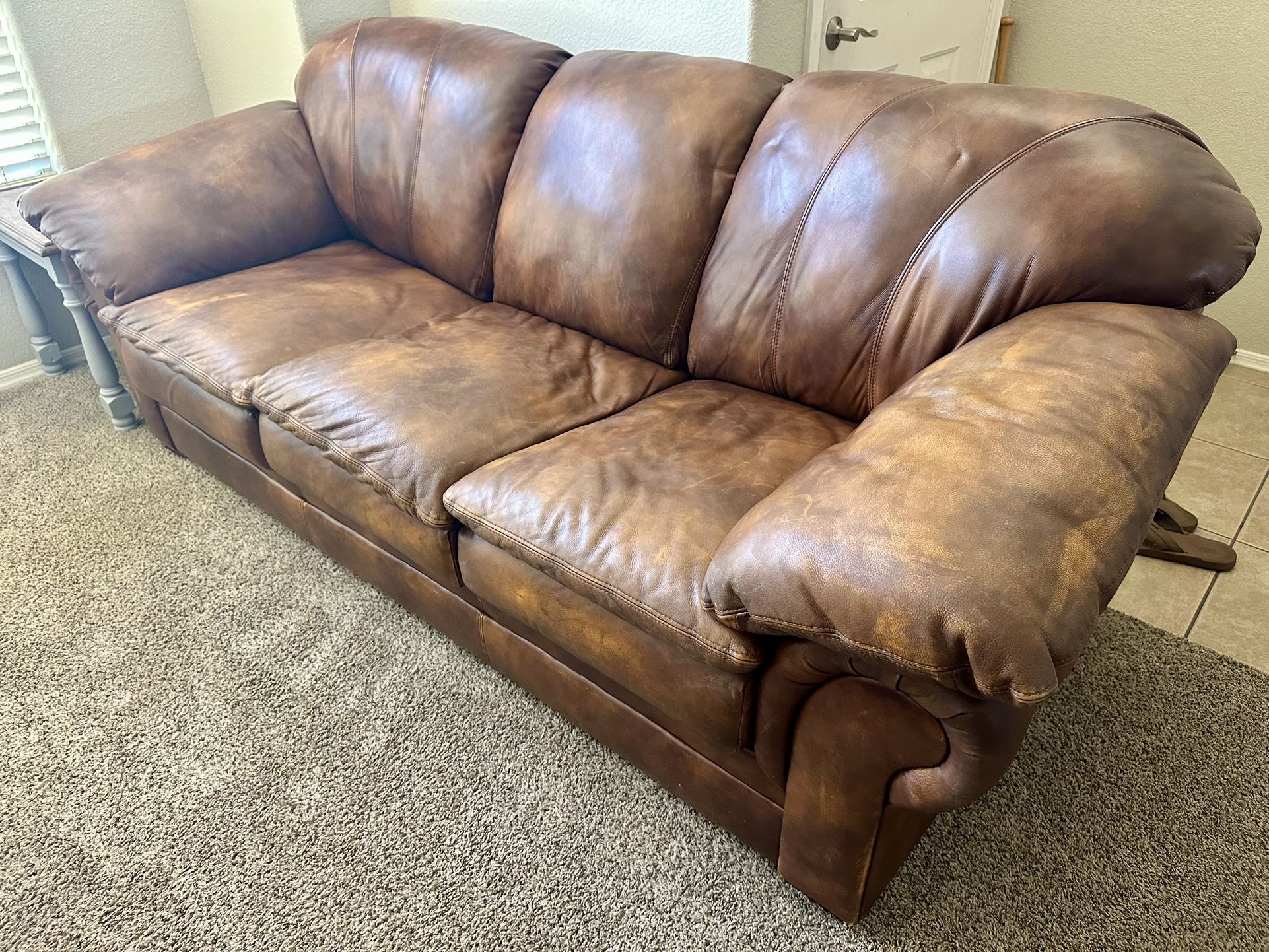 Creative Leather Couch