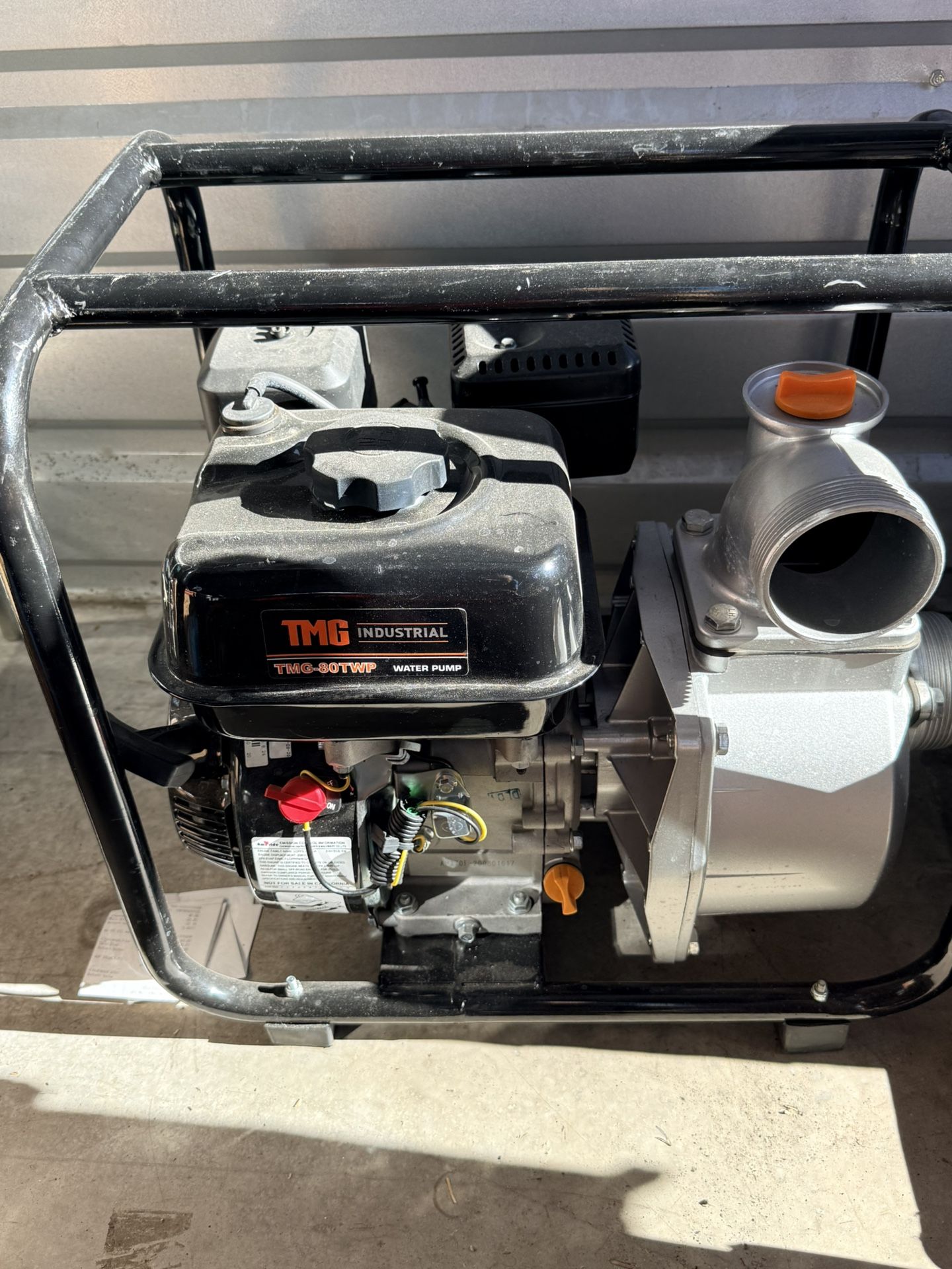 TMG-80TWP 220 GPM 3" Semi-Trash Water Pump with 6.5 HP Gas Engine