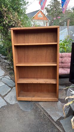 Oak Book Shelf $80