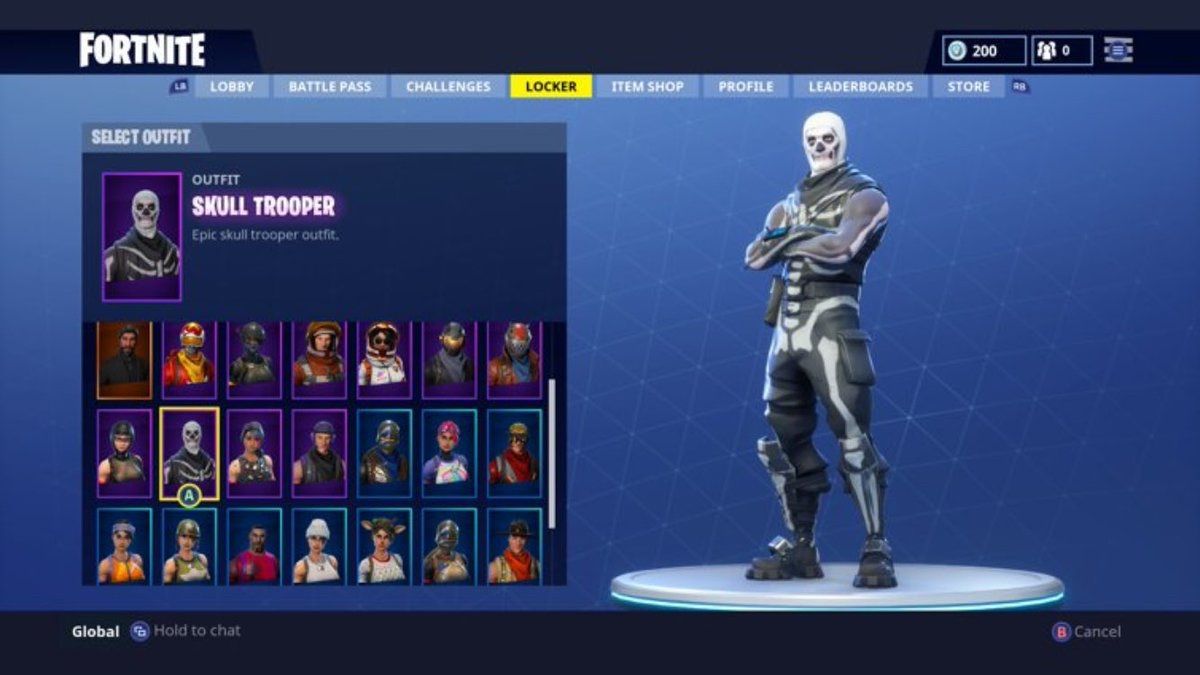 Fortnite skull trooper account cheap no scam