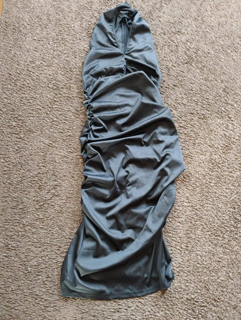 Women's Black Cocktail Medium Dress