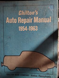 Chilton's Auto Repair Manual 1(contact info removed)