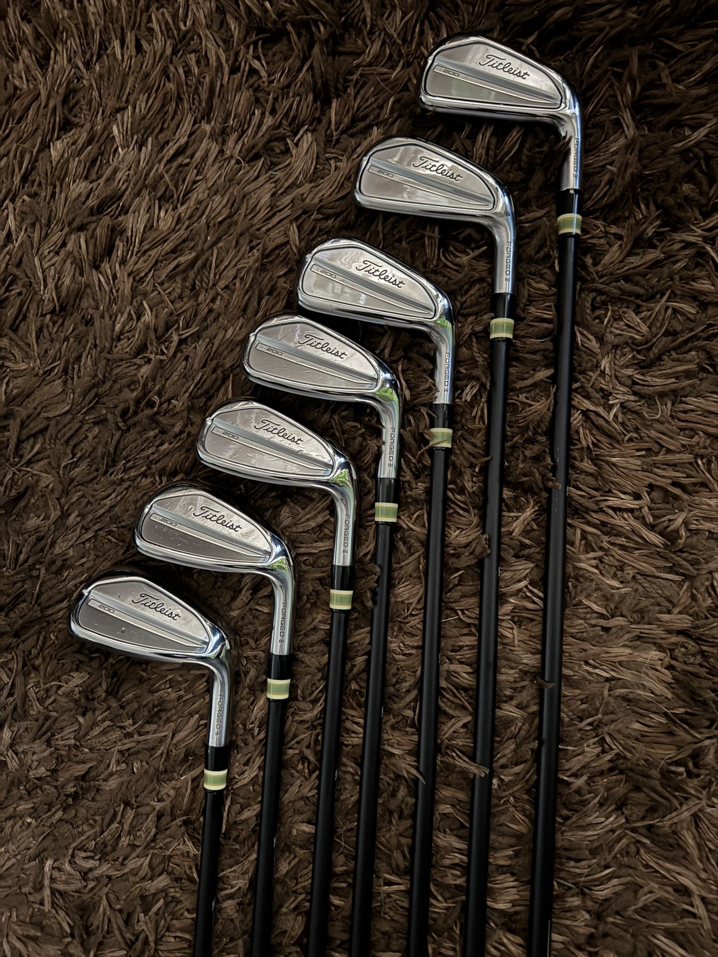 Titleist T200 Irons 2024 Full 7-club set 5-Pw,48 , Mitsubishi Chemical MMT 80 Stiff