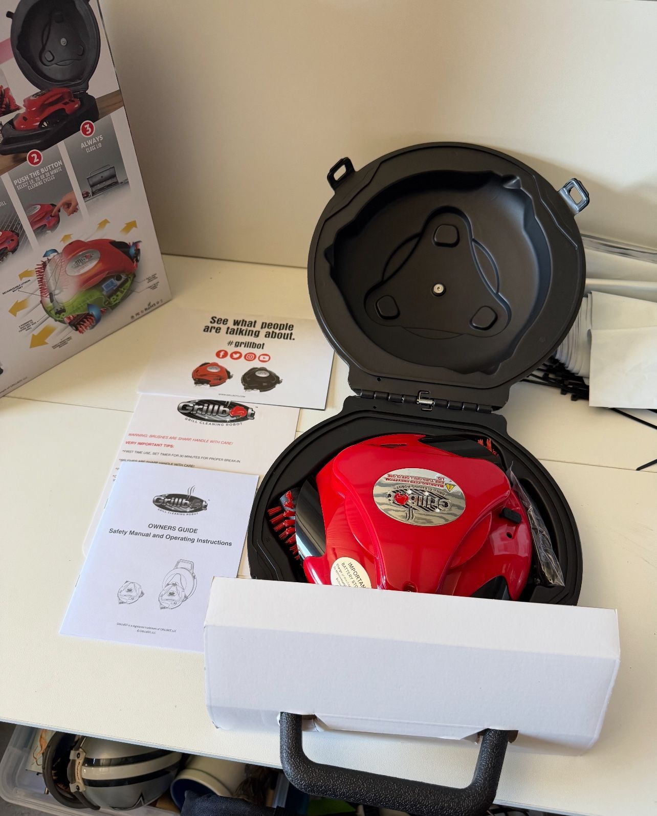 Grillbot Automatic Grill Cleaning Robot