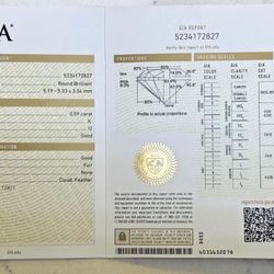 Gia Certified Natural Diamond