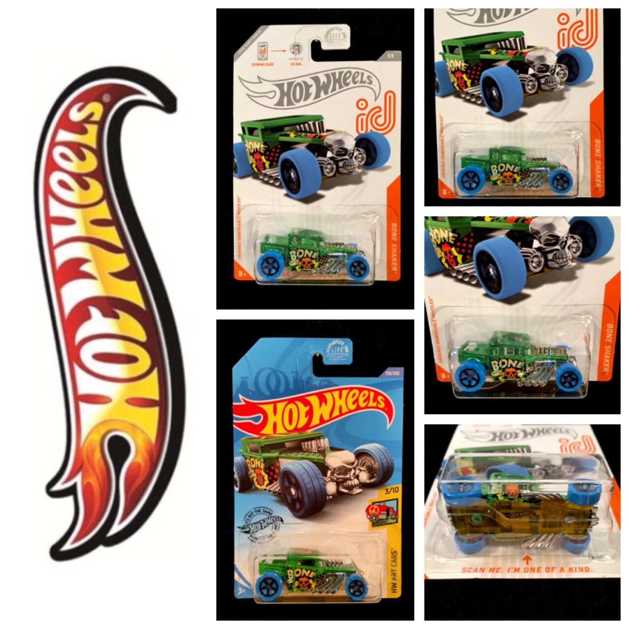 Hot wheels id bone shaker sale