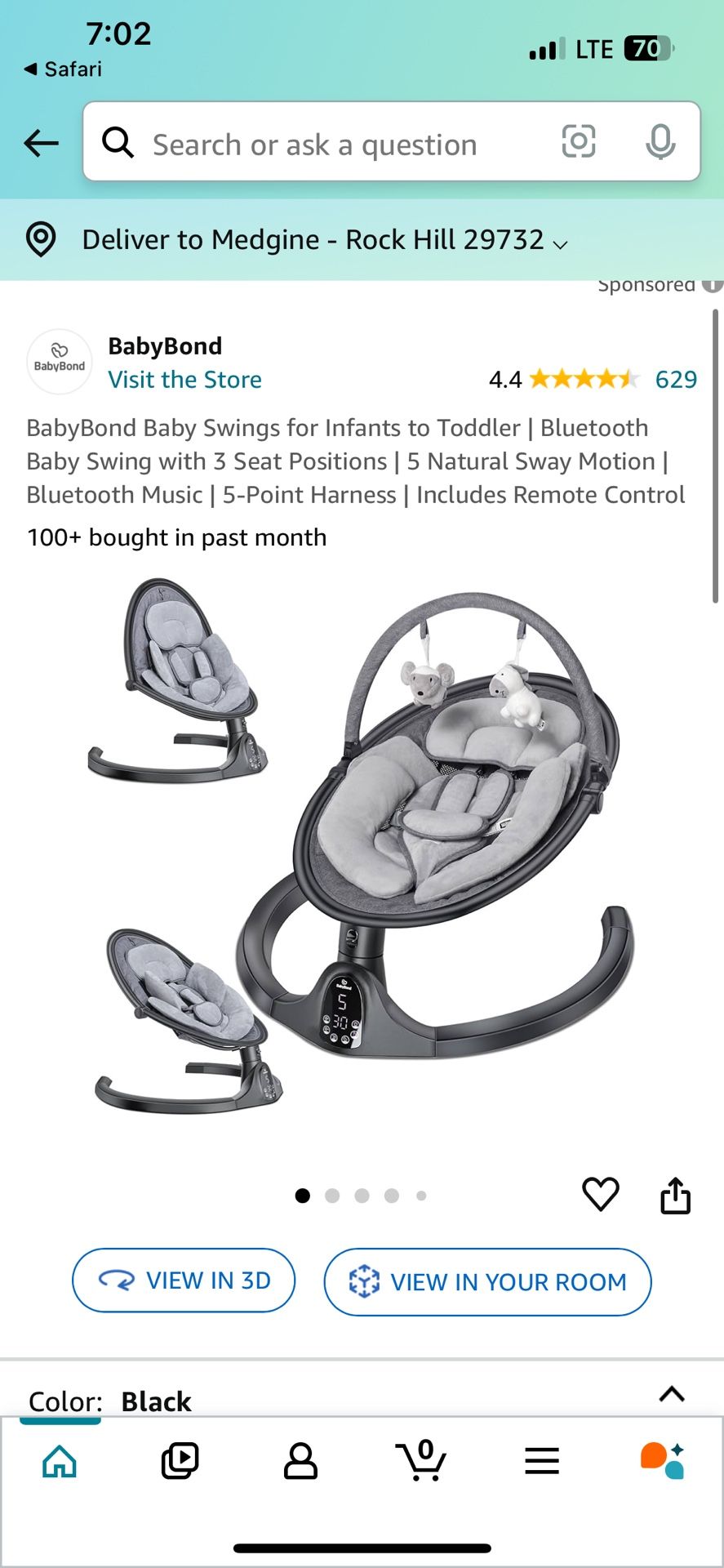 Baby Bond baby Swing