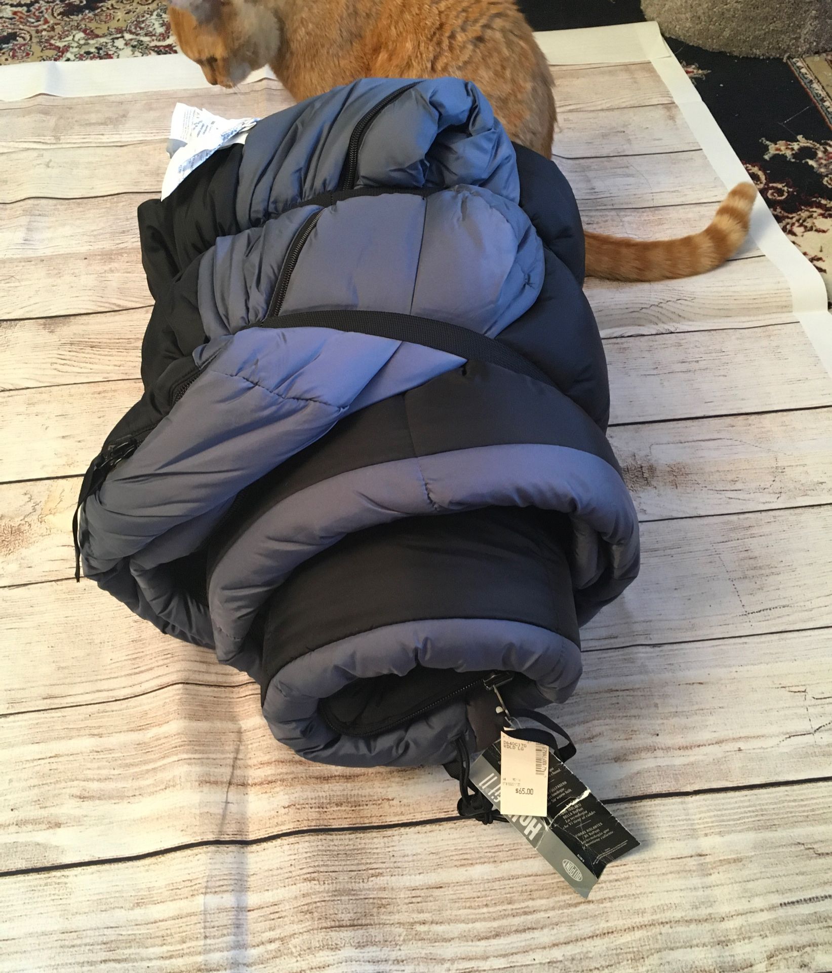 Never used sleeping bag.