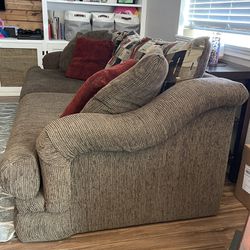 Brown Sofa - Deep Seats