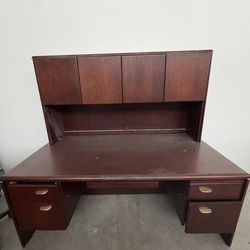 used desk with bookcases, OBO, rowland heights self pickup