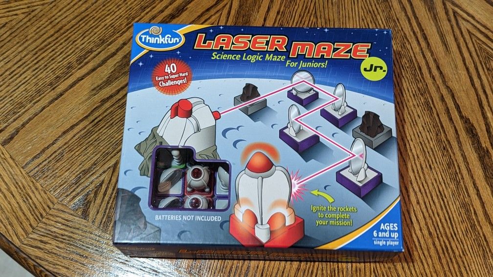 ThinkFun Laser Maze Jr. Science And Logic Maze Game Board