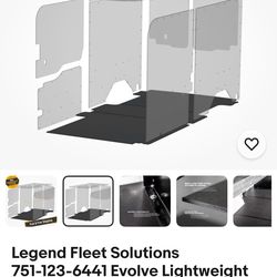 Floor mat floor liner  cargo van