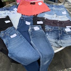 Girls Denim . Jeans,  and Shorts .   Chino , Ca