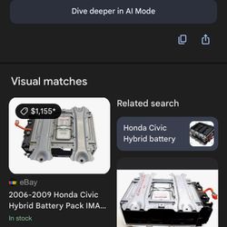 2 Hybrid Batteries For Honda Civic