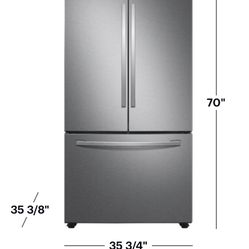 ❄️ NEW Samsung 28 cu.ft Large Capacity 3-Door French Door Refrigerator Stainless Steel RF28T5001SR
