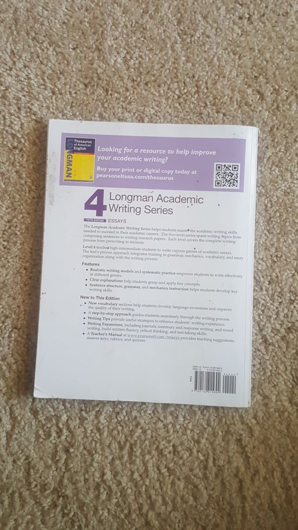 Longman Academic Writing Series Fifth Edition Essays For Sale In Longman Academic Writing Series Fifth Edition Essays For Sale In Houston Tx Offerup
