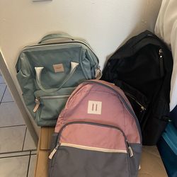 3 backpacks