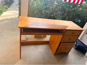 Solid wood student desk
