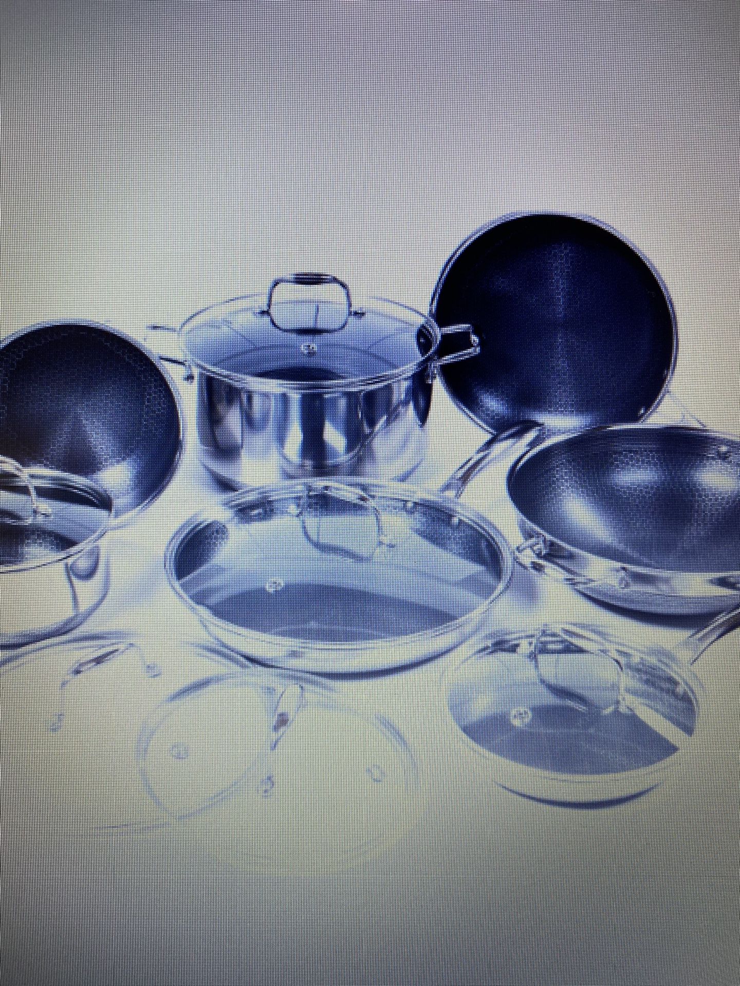 8 Piece hexclad Hybrid Cookware Set for Sale in Federal Way, WA - OfferUp