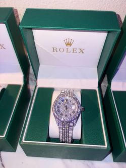 Iced out Rolex