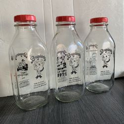 Vintage Collection Milk Glass Bottles 