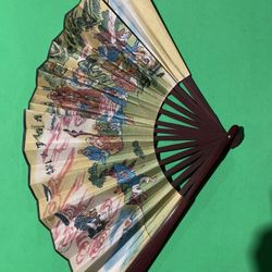 Vintage Asian Hand Fan 