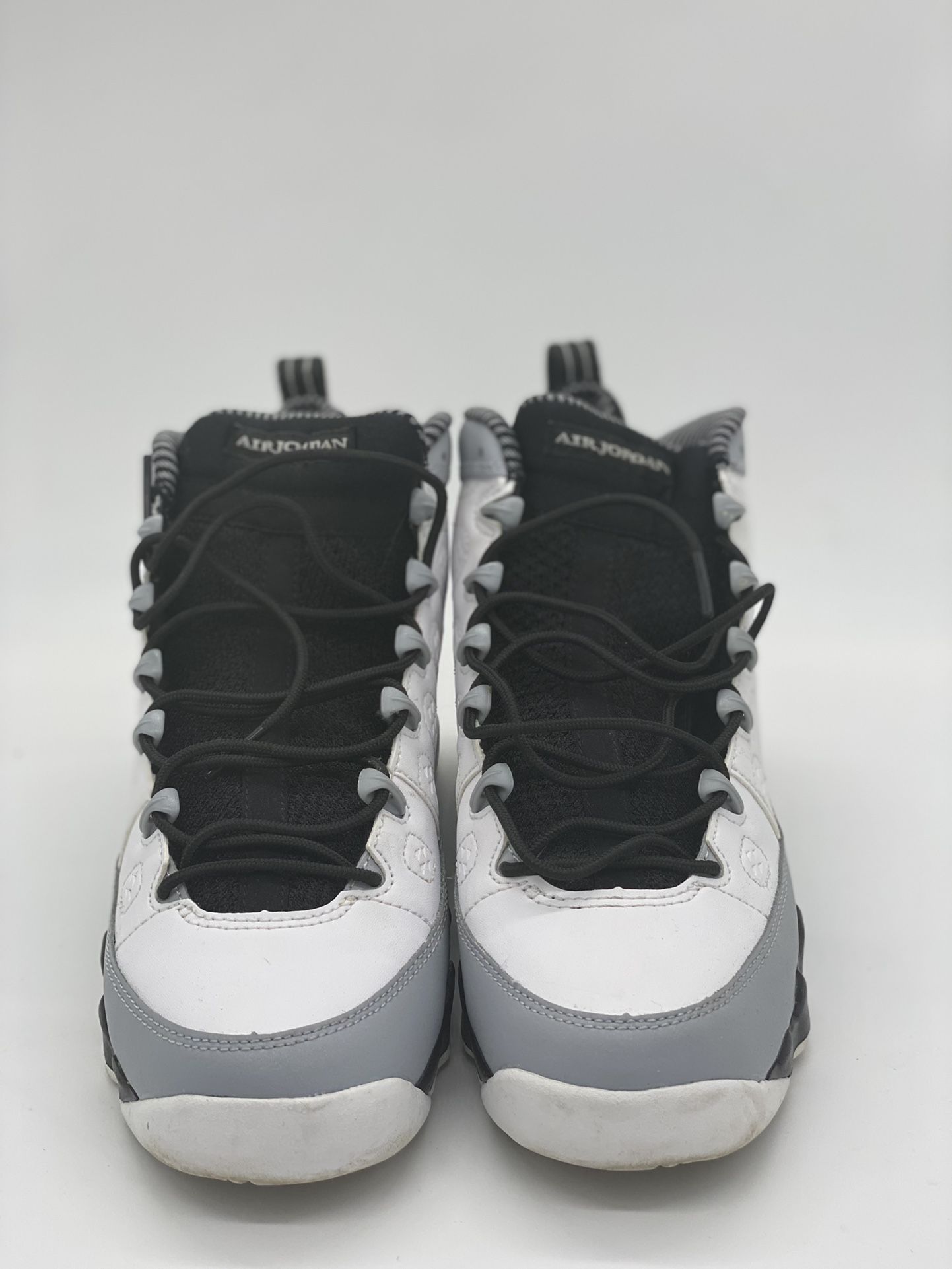 2014 Nike Air Jordan IX Retro BG Baron Wolf Grey White Black