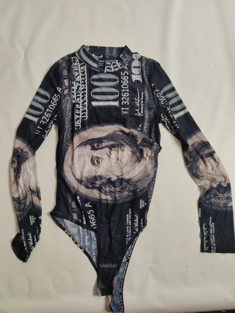$100 Bill Body Suit