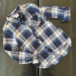 Jumping Beans - Plaid Girl’s Button-Down Shirt