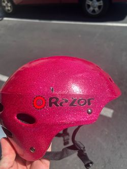 Razor Kids Helmet Pink Glitter