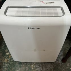 Hisense 60-Pint 3-Speed Inverter Dehumidifier with Built-In Pump